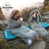 Демісезонний туристичний спальник Naturehike CNK2350WS023 - M300 (Grey) до 1°C: з капюшоном, Максимальний зріст користувача: 195, Колір: Grey, Сторона застібки: права, зображення 5