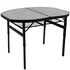 Розкладний стіл з поличкою Bo-Camp Northgate Oval - 100x70x70 см, Тип розміру: S, Колір: Black/Concrete