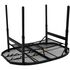 Розкладний стіл з поличкою Bo-Camp Northgate Oval - 100x70x70 см, Тип розміру: S, Колір: Black/Concrete, зображення 8