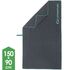 Швидкосохнучий рушник з мікрофібри Lifeventure Recycled Soft Fibre - Giant (Grey), 150x90 см, Тип розміру: Giant, Колір: Grey