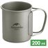 Туристична кружка зі складною ручкою Naturehike NH20CJ005 на 200 мл, титан, Об'єм: 200