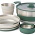 Похідний набір складного посуду Sea to Summit Detour One Pot Cook - Set 5P (БЕЗ чохла) на 2 особи: каструля, 2 миски, 2 стакани, зображення 2