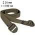 Ремені стяжні  Tribe Strap (Olive) 25 мм, 100 см (2 шт), Ширина: 25, Довжина: 100, Колір: Olive