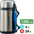 Термос для чаю/кави Zojirushi SF-CC13 (XA/Steel) на 1,3 л, Об'єм: 1300, Колір: XA/Steel