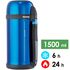 Термос для чаю/кави Zojirushi SF-CC15 (AH/Metallic Blue) на 1,5 л, Об'єм: 1500, Колір: AH/Metallic Blue