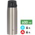 Термокружка для кави з поїлкою Zojirushi SM-VA60 (XA/Steel) на 600 мл: герметична кришка, Об'єм: 600, Колір: Steel