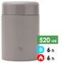 Термос для їжі Zojirushi SW-KA52H (HM/Medium Grey) на 520 мл, Об'єм: 520, Колір: HM/Medium Grey