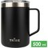Туристична термочашка з кришкою Tribe Classic Mug (Black) на 500 мл, нержавіюча сталь, Об'єм: 500, Колір: Black