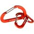 Набір карабінів Lifeventure Karabiners (Red), 3 шт., Колір: Red