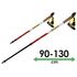 Палиці для скандинавської ходьби Vipole Vario DLX (Red), 90-130 см, Тип розміру: 90-130, Колір виробника: Red