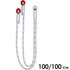 Самостраховка Singing Rock Lanyard V (White/Red), 100/100 см, Колір виробника: White/Red, Довжина: 100/100 см