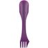 Туристична ложка-виделка Tribe Spork (Pink), харчовий пластик, Колір виробника: Pink, зображення 2