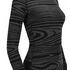 Термокофта жіноча Aclima WarmWool Roll Neck (422/Black Motion), Колір виробника: 422/Black Motion, Розмір виробника: M, зображення 4