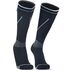 Спортивні водонепроникні шкарпетки Dexshell Longlite Socks 2.0 (Jet Black Grey), Колір: Jet Black Grey, Розмір: L (EU 43-46)