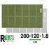 Двомісний складний каремат Naturehike CNK2450WS044 (Green), Товщина: 1,8, Тип розміру: Double, Колір виробника: Green