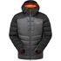 Пуховик чоловічий Rab Cirrus Ultra Hoody (Anthracite/Graphene), Колір виробника: Anthracite/Graphene, Розмір: L