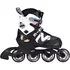 Дитячі роликові ковзани Micro Shaper (Black/White), інлайн, Колір виробника: Black/White, Розмір виробника: 33-36
