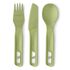 Туристичний набір пластикових столових приборів Sea to Summit Horizon - 3 предмети (Tarragon): ложка, виделка, ніж, Колір виробника: Tarragon