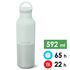 Термопляшка Klean Kanteen Rise Classic Arch Loop (Barely Blue) на 592 мл, Об'єм: 592, Колір виробника: Barely Blue