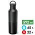 Термопляшка Klean Kanteen Rise Classic Arch Loop (Black) на 592 мл, Об'єм: 592, Колір виробника: Black