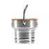 Термопляшка Klean Kanteen Rise Reflect Bamboo на 592 мл, Об'єм: 592, Колір виробника: Metal, зображення 4