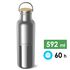 Термопляшка Klean Kanteen Rise Reflect Bamboo на 592 мл, Об'єм: 592, Колір виробника: Metal