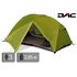 3-місний ультралегкий намет Pinguin Aero 3 DAC: двошаровий, Кількість місць: 3, Колір: Green