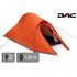 2-місний ультралегкий намет Pinguin Arris Extreme DAC (Orange): двошаровий, Кількість місць: 2, Колір: Orange