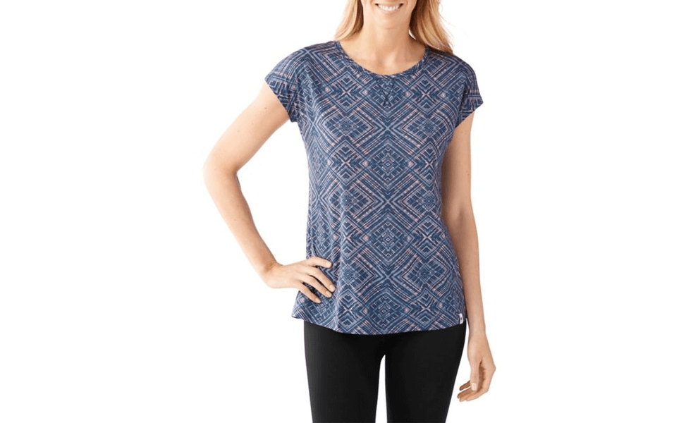 Футболка жіноча SmartWool Merino 150 Pattern - 16034 (292/Dark Blue Steel), Колір виробника: 292/Dark Blue Steel, Розмір: XS, зображення 2