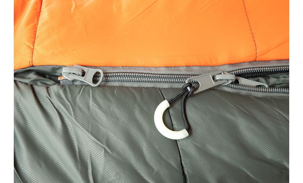 Зимовий туристичний спальник Tramp Arctic - Regular (Orange) до -15°C: з капюшоном, Максимальний зріст користувача: 175, Колір: Orange/Grey, Сторона застібки: права, зображення 9