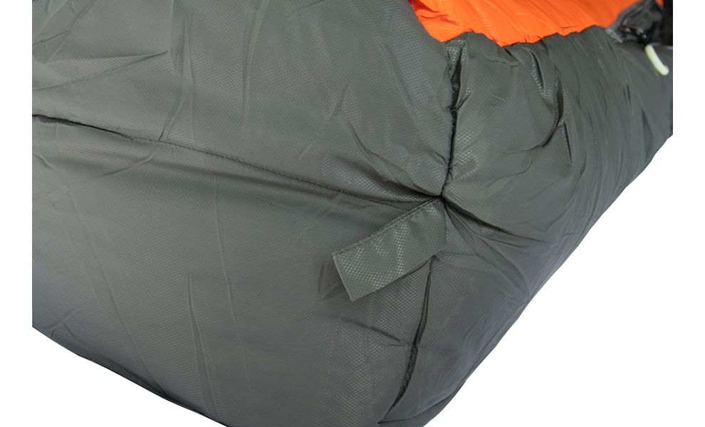 Зимовий туристичний спальник Tramp Arctic - Long (Orange) до -15°C: з капюшоном, Максимальний зріст користувача: 195, Колір: Orange/Grey, Сторона застібки: ліва, зображення 10
