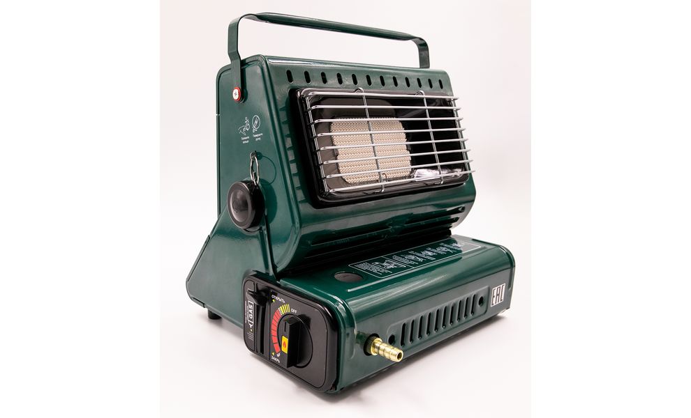 Туристичний газовий обігрівач-плитка Tramp UTRG-036 з перехідником для побутових балонів, зображення 8