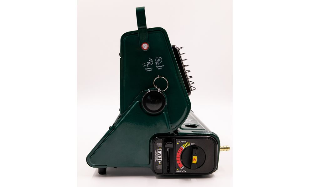 Туристичний газовий обігрівач-плитка Tramp UTRG-036 з перехідником для побутових балонів, зображення 9