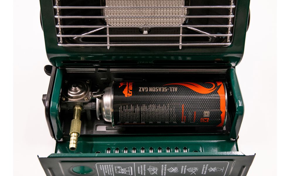 Туристичний газовий обігрівач-плитка Tramp UTRG-036 з перехідником для побутових балонів, зображення 5