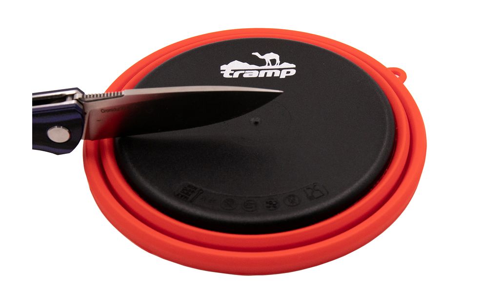 Складна туристична миска Tramp UTRC-123 (Terracotta) на 550 мл, харчовий силікон, Об'єм: 550, Колір виробника: Terracotta, зображення 4