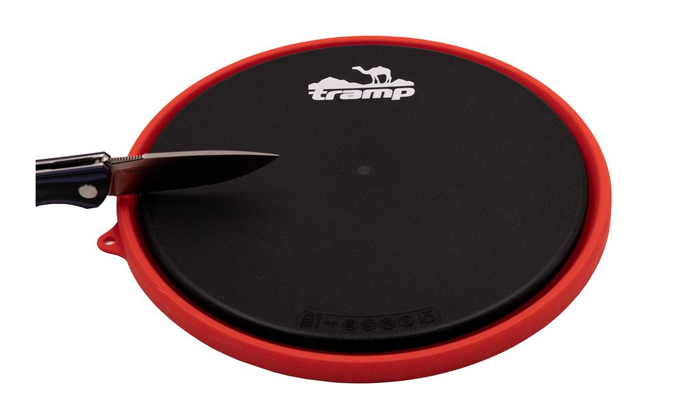 Складна туристична тарілка Tramp TRC-124 (Terracotta), харчовий силікон, Об'єм: 1070, Колір виробника: Terracotta, зображення 3