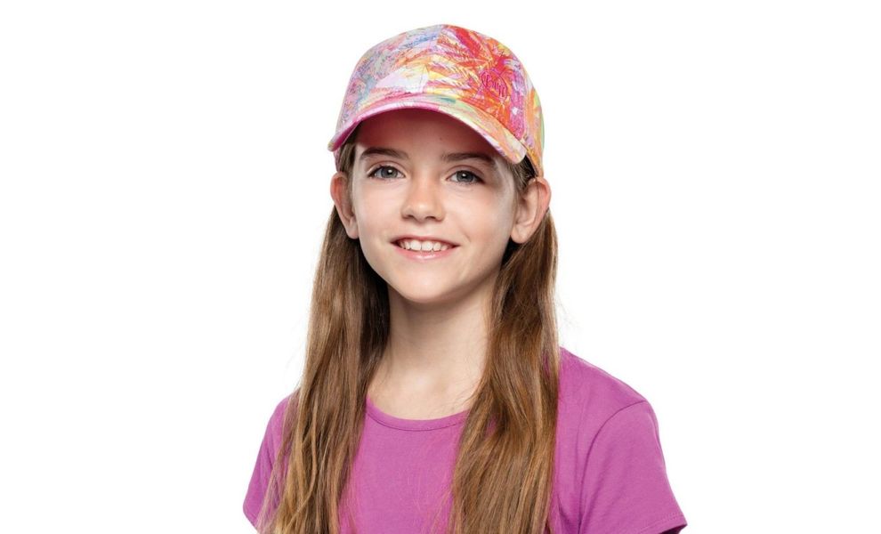 Кепка дитяча BUFF® Kids Baseball (Fireworks Multi), Колір виробника: Fireworks Multi, зображення 4