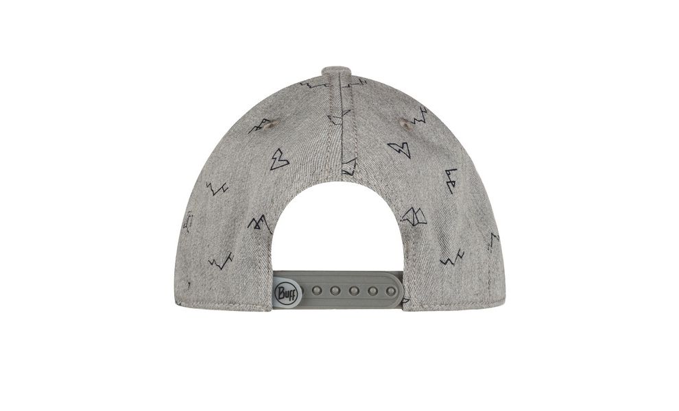 Кепка дитяча BUFF® Kids Baseball (Neem Grey), Колір виробника: Neem Grey, зображення 2