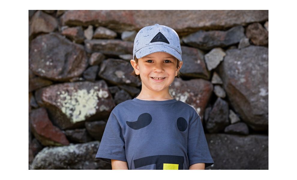 Кепка дитяча BUFF® Kids Baseball (Neem Grey), Колір виробника: Neem Grey, зображення 4