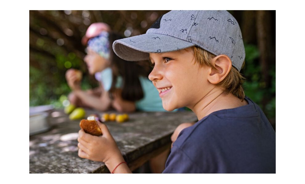 Кепка дитяча BUFF® Kids Baseball (Neem Grey), Колір виробника: Neem Grey, зображення 5