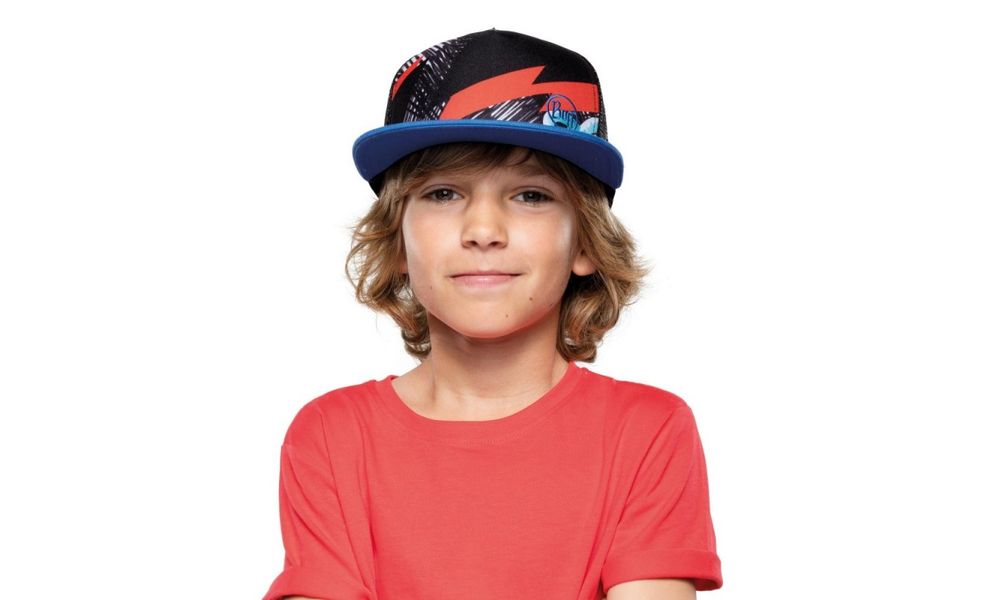Кепка дитяча BUFF® Kids Trucker (Bolty Multi), Колір виробника: Bolty Multi, зображення 4