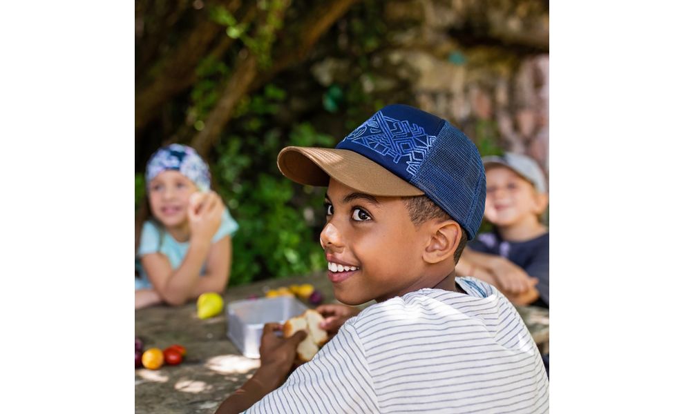 Кепка дитяча BUFF® Kids Trucker (Kasai Night Blue), Колір виробника: Kasai Night Blue, зображення 5