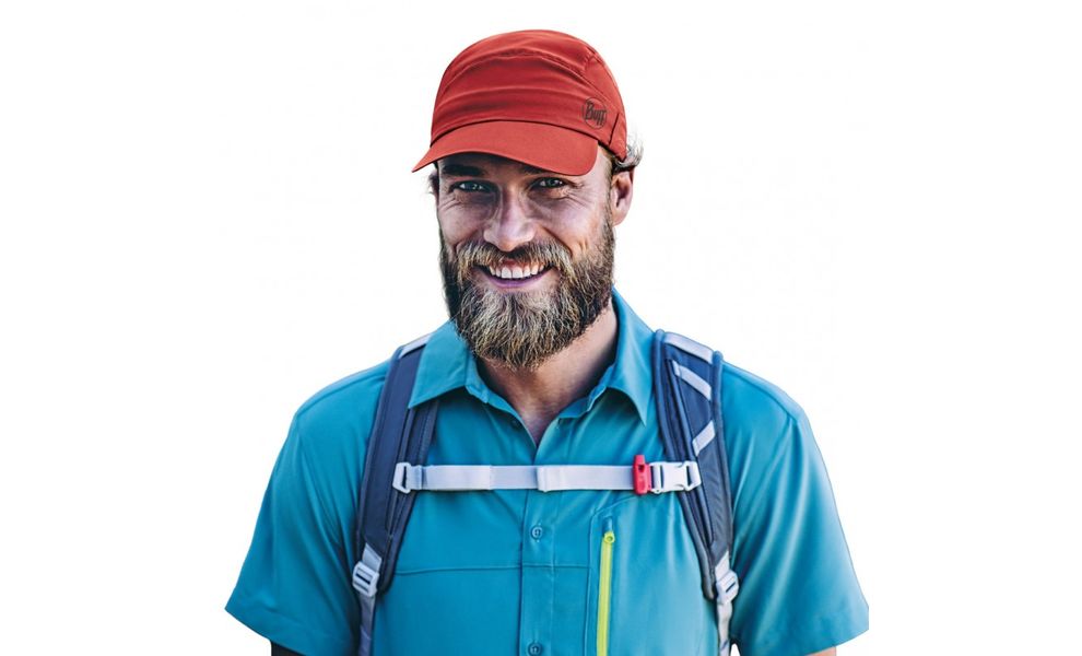 Кепка BUFF® Pack Trek (Solid Brick), Колір виробника: Solid Brick, зображення 2