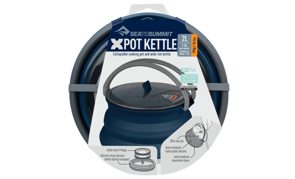 Чайник Sea to Summit X-Pot Kettle (Navy), 2,2 л, Об'єм: 2,2, Колір виробника: Navy, зображення 3