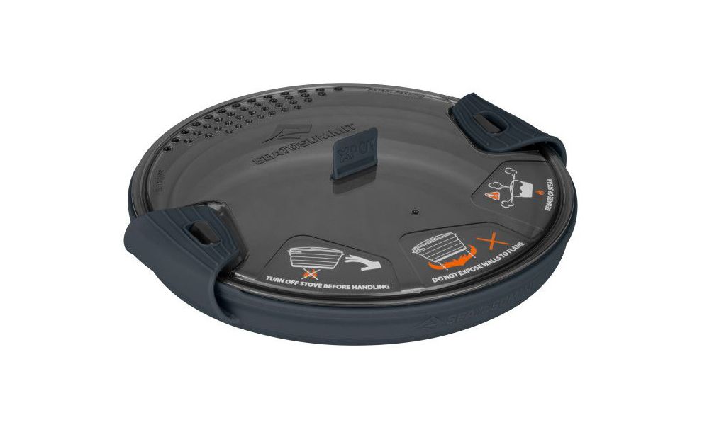 Складна туристична каструля для пальника Sea to Summit X-Pot (Charcoal) на 2,8 л, харчовий силікон, Об'єм: 2,8, Колір виробника: Charcoal, зображення 2
