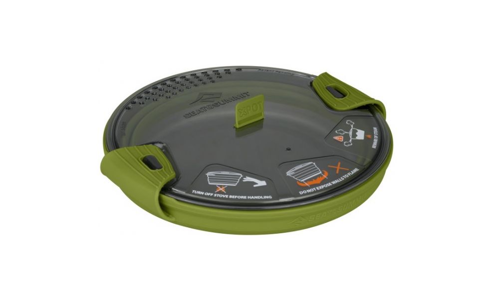 Складна туристична каструля для пальника Sea to Summit X-Pot (Olive) на 2,8 л, харчовий силікон, Об'єм: 2,8, Колір виробника: Olive, зображення 2