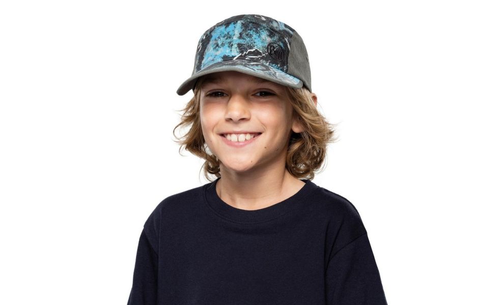 Кепка дитяча BUFF® Kids 5 Panel (Sway Multi), Колір виробника: Sway Multi, зображення 4