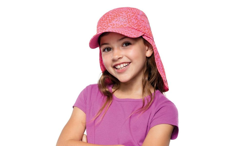 Кепка дитяча BUFF® Kids Sahara (Kumkara Fuchsia), Колір виробника: Kumkara Fuchsia, зображення 5