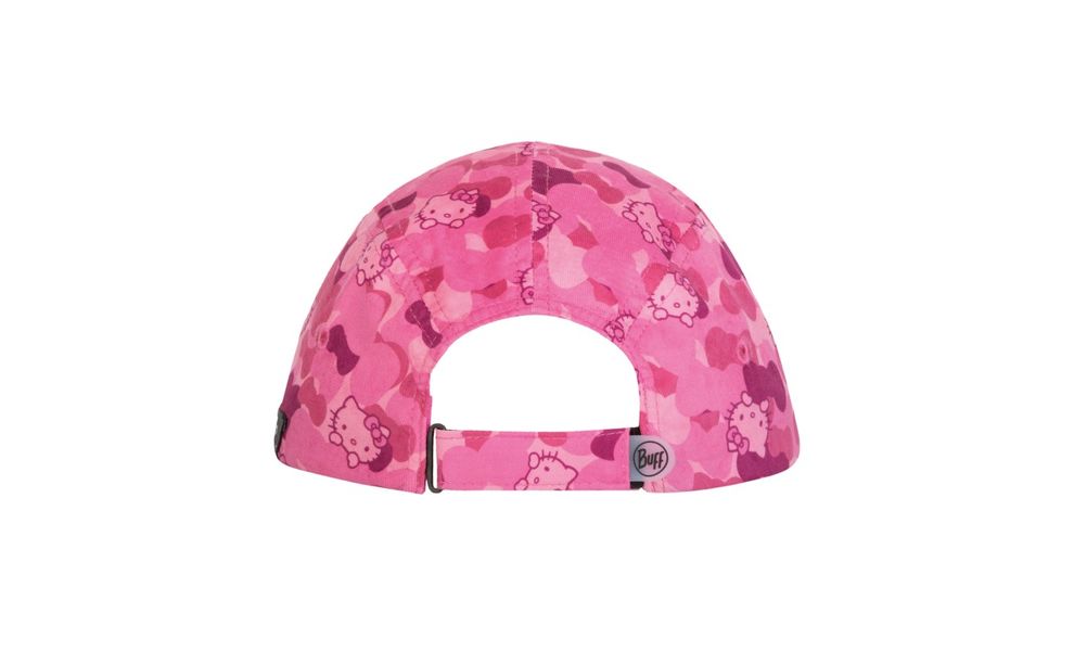 Кепка дитяча BUFF® Kids Hello Kitty 5 Panel (Camo Pink), Колір виробника: Camo Pink, зображення 2