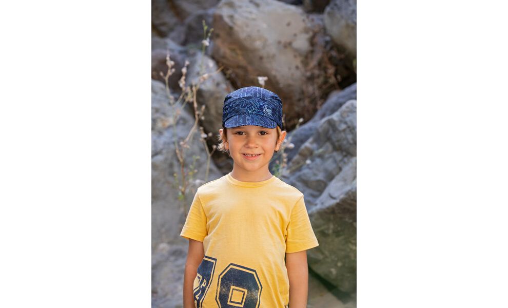 Кепка дитяча BUFF® Kids Pack Mini (Kasai Night Blue), Колір виробника: Kasai Night Blue, зображення 2